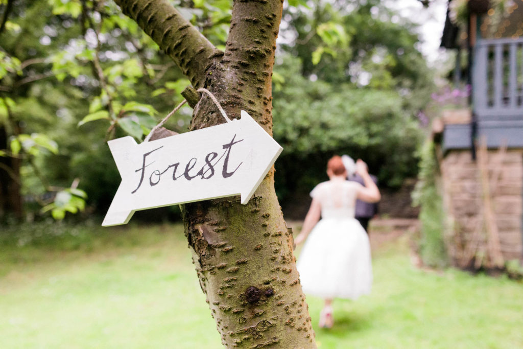 forest wedding in Lancashire