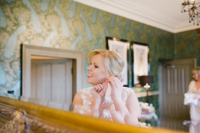 AN INTIMATE WEDDING AT MITTON HALL WITH A PRIVATE DINNER AND BAGPIPES