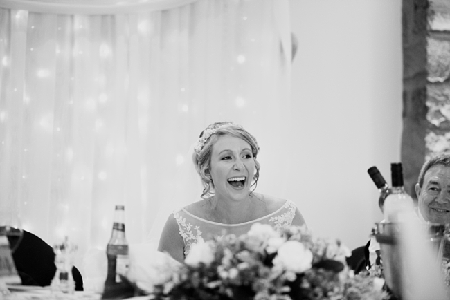 bride laughs