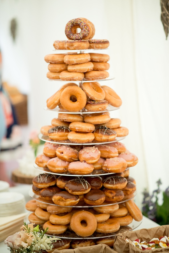 doughnuts wedding cake