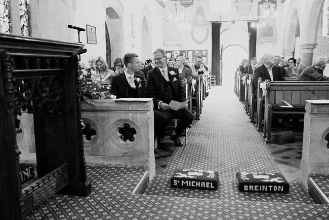 wedding at St Michael's Breinton