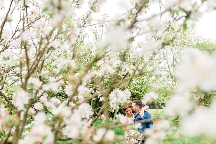 blossom wedding photo