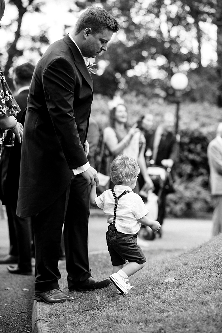 little boy at wedding