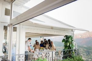 wedding overlooking amalfi coast