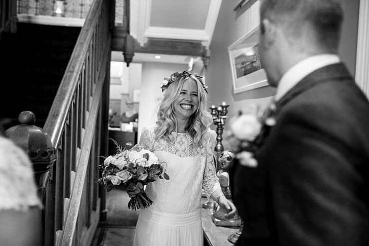 first look at didsbury house wedding