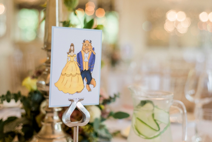 Beauty and the beast wedding table
