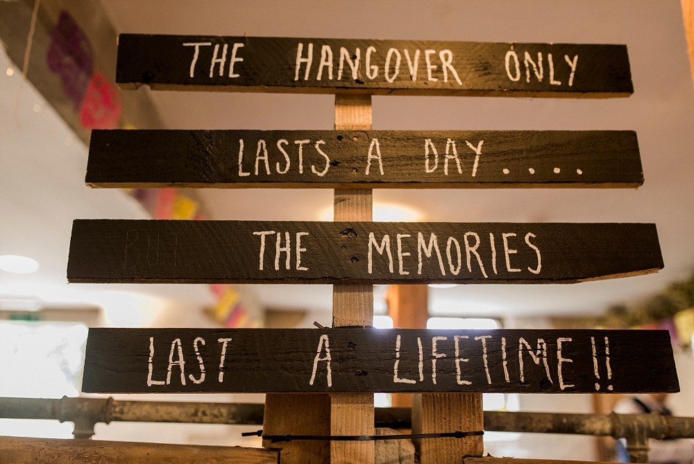 the hangover only lasts a day the memories last a lifetime