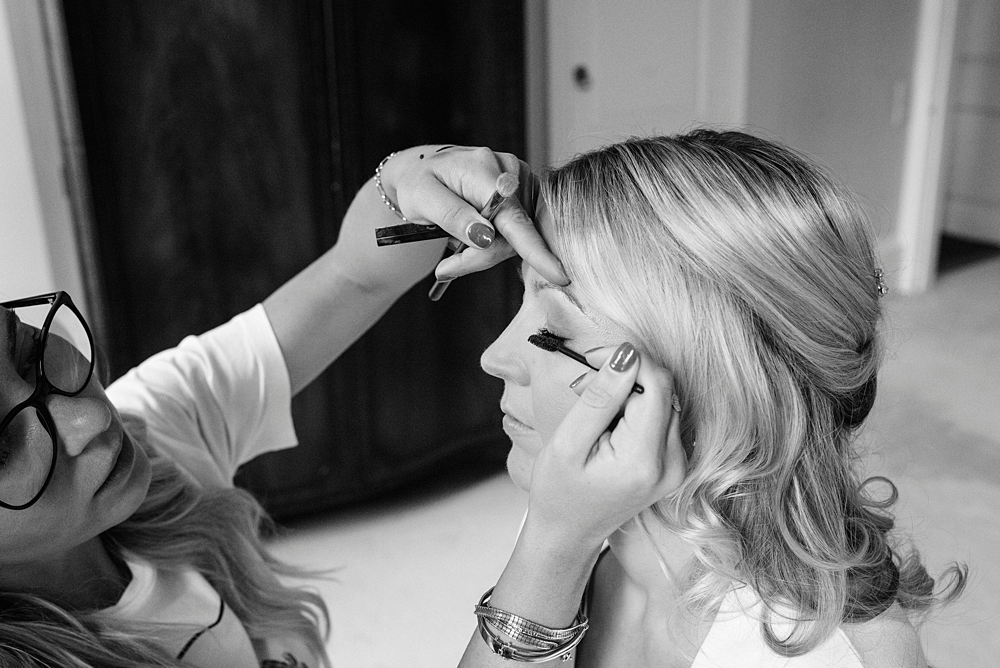 Bridal makeup by Melissa Bourne