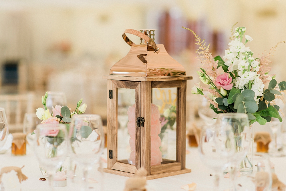 lantern wedding centrepiece 