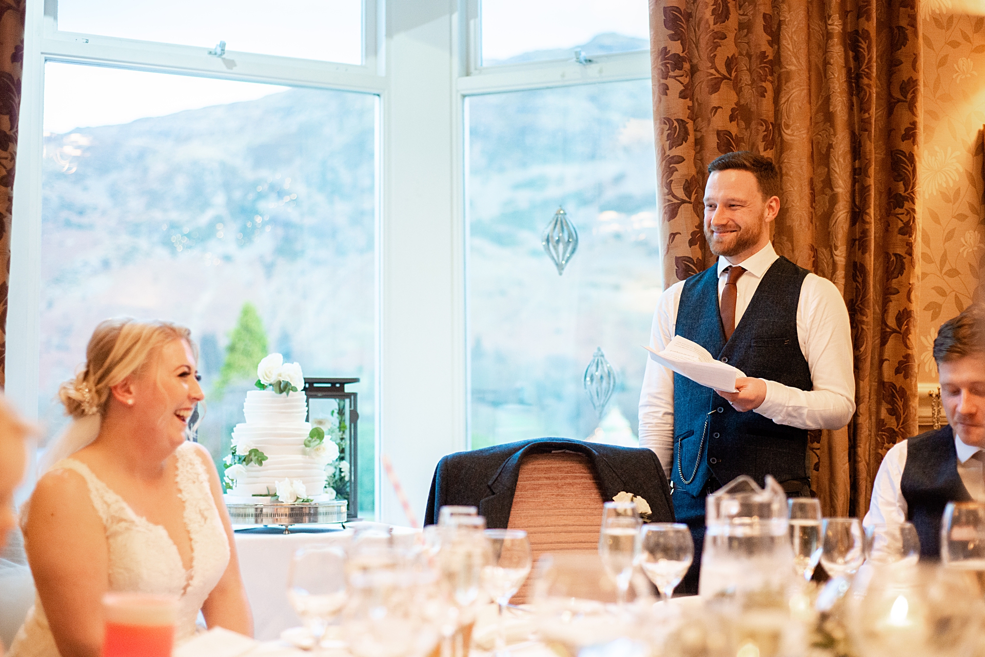 Lake District groom's wedding speech