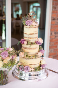 wedding cake colshaw hall