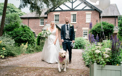 A marquee wedding at home in Lancashire