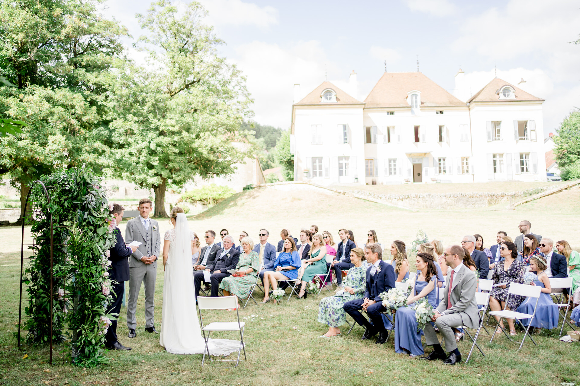 a wedding at chateau de barbirey