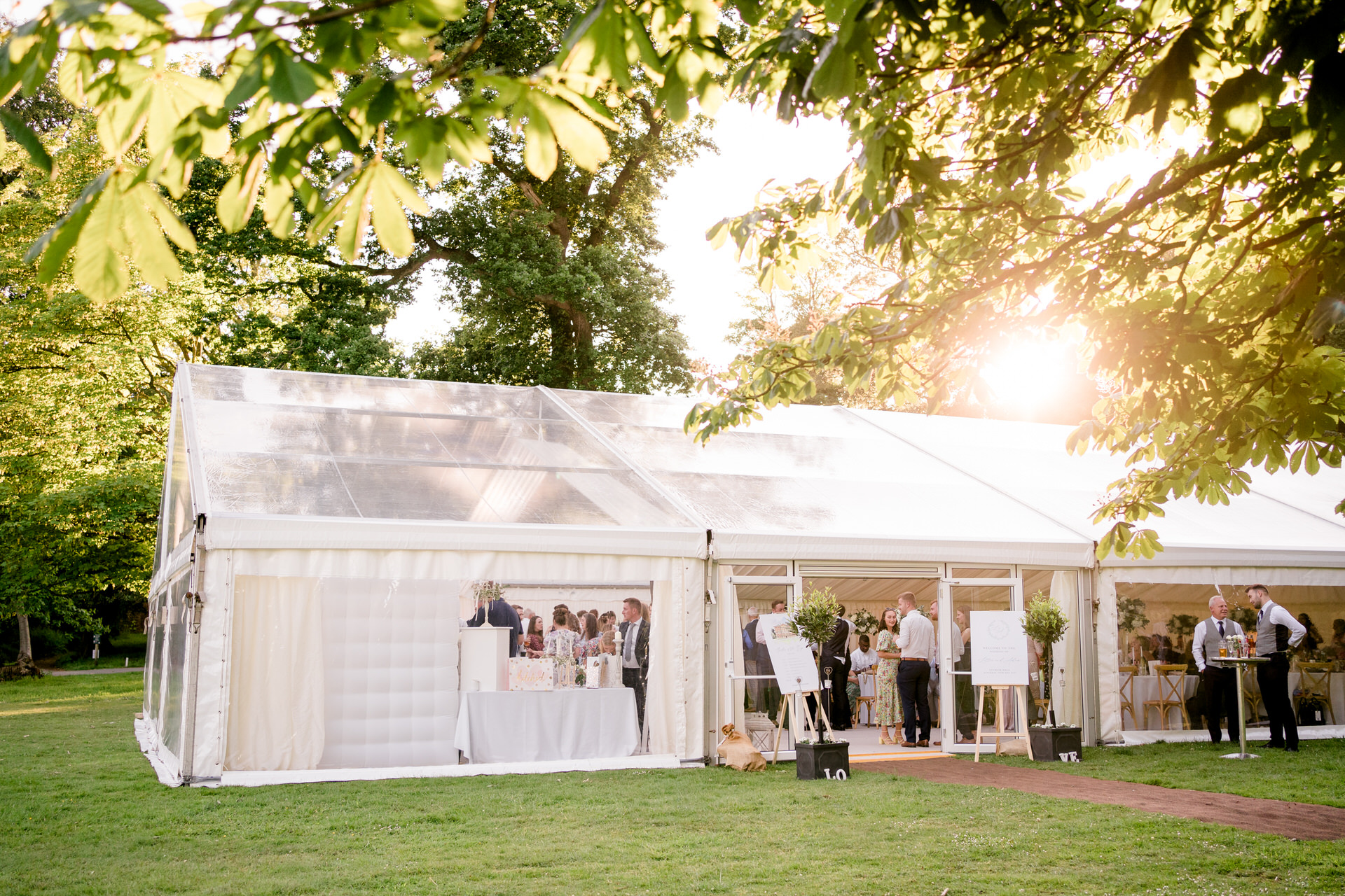 marquee wedding at lytham hall