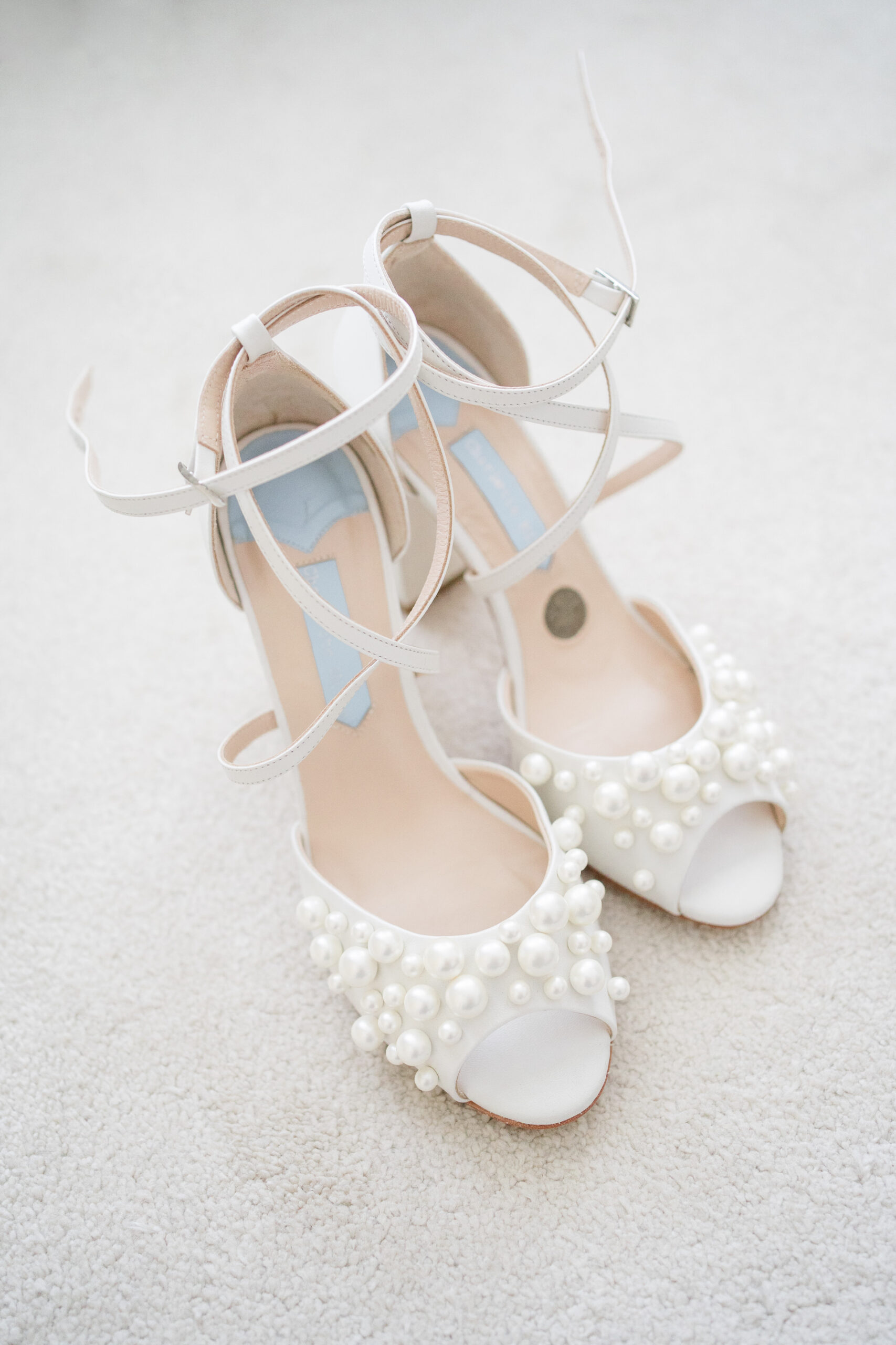 Charlotte mills wedding shoes with pearls