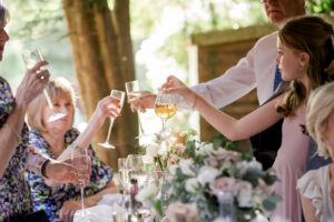 an outdoor wedding in Manchester