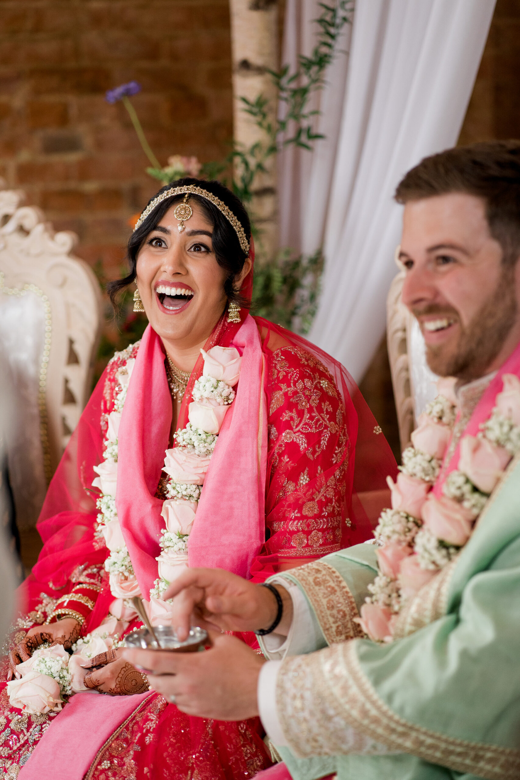 hindu ceremony at mickleton hills farm