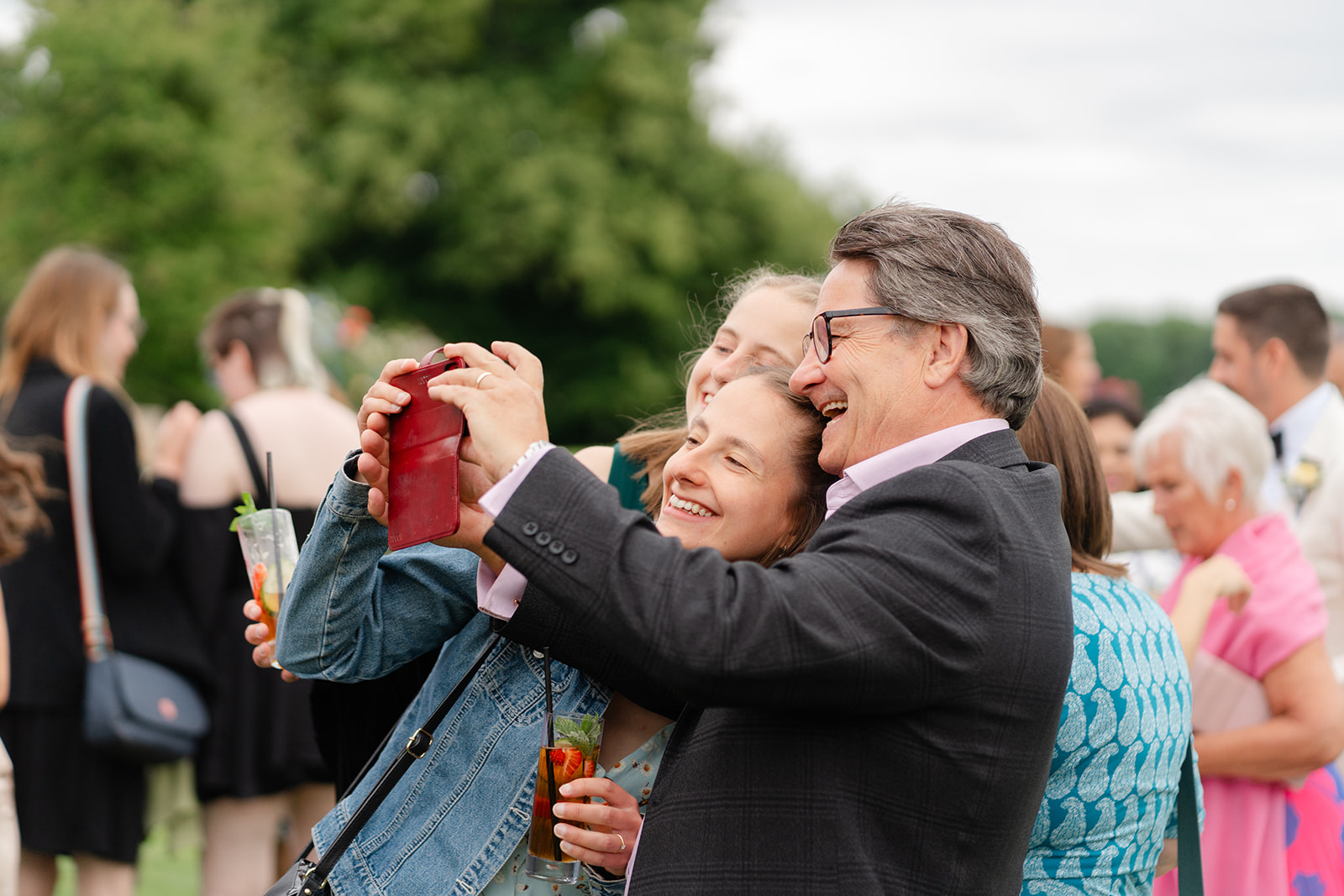 guests taking a selfie