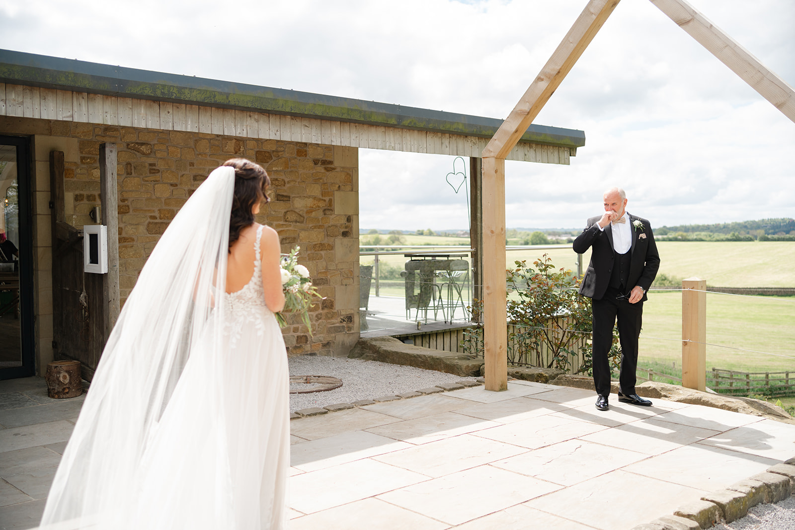 father of the bride dress reveal