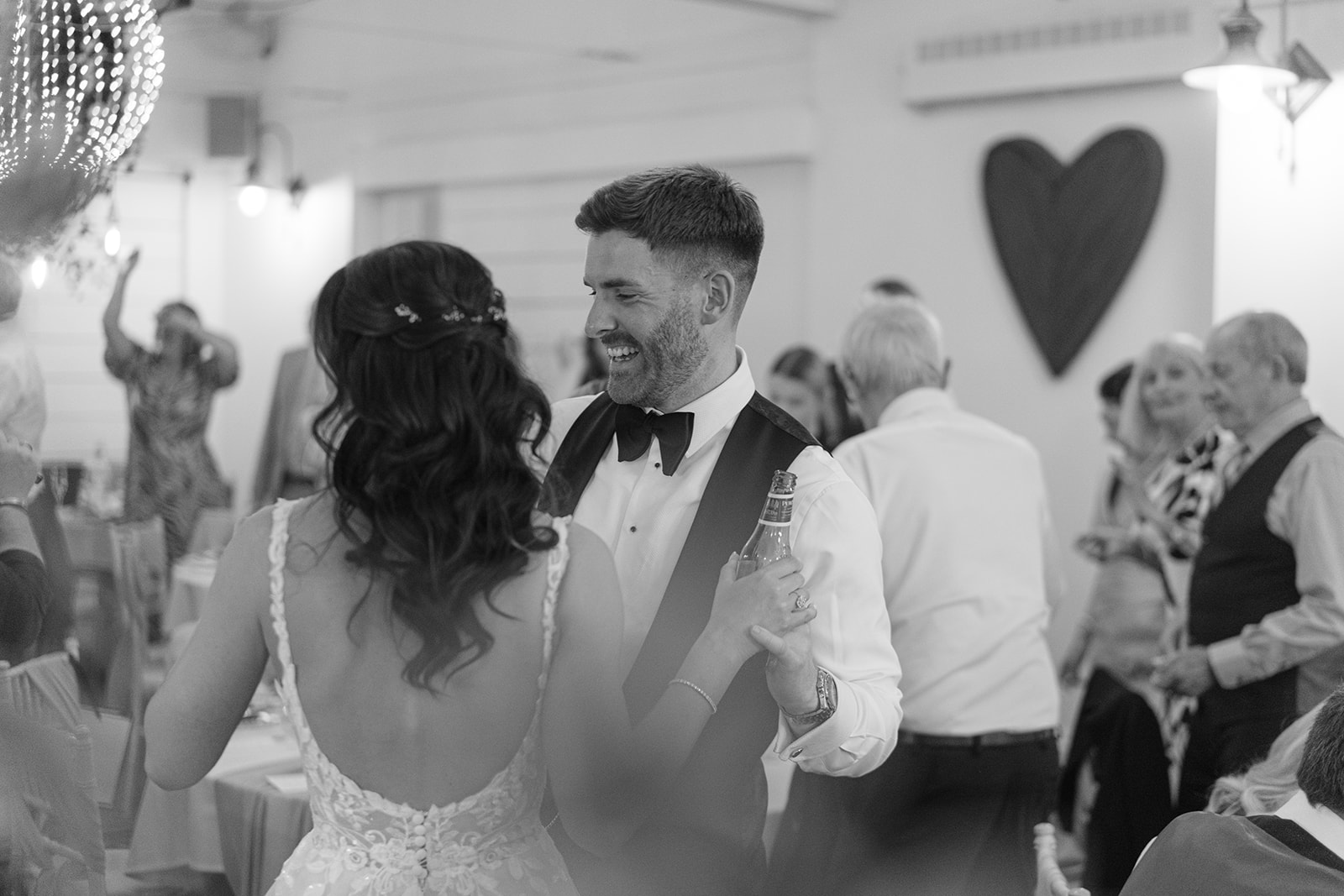 singing waiters at bashall Barn wedding