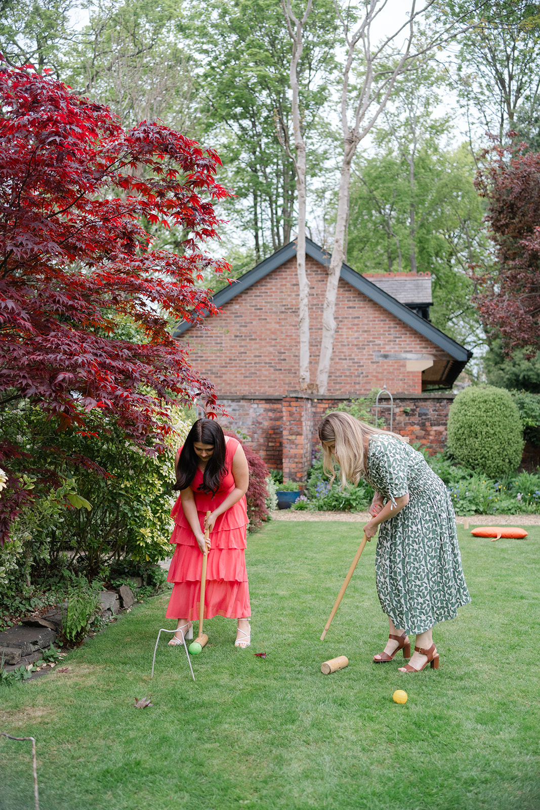 croquet at garden wedding