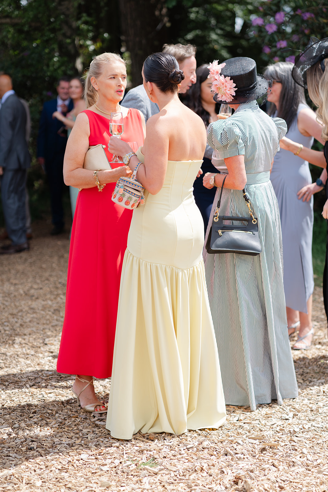 stylish wedding guests 