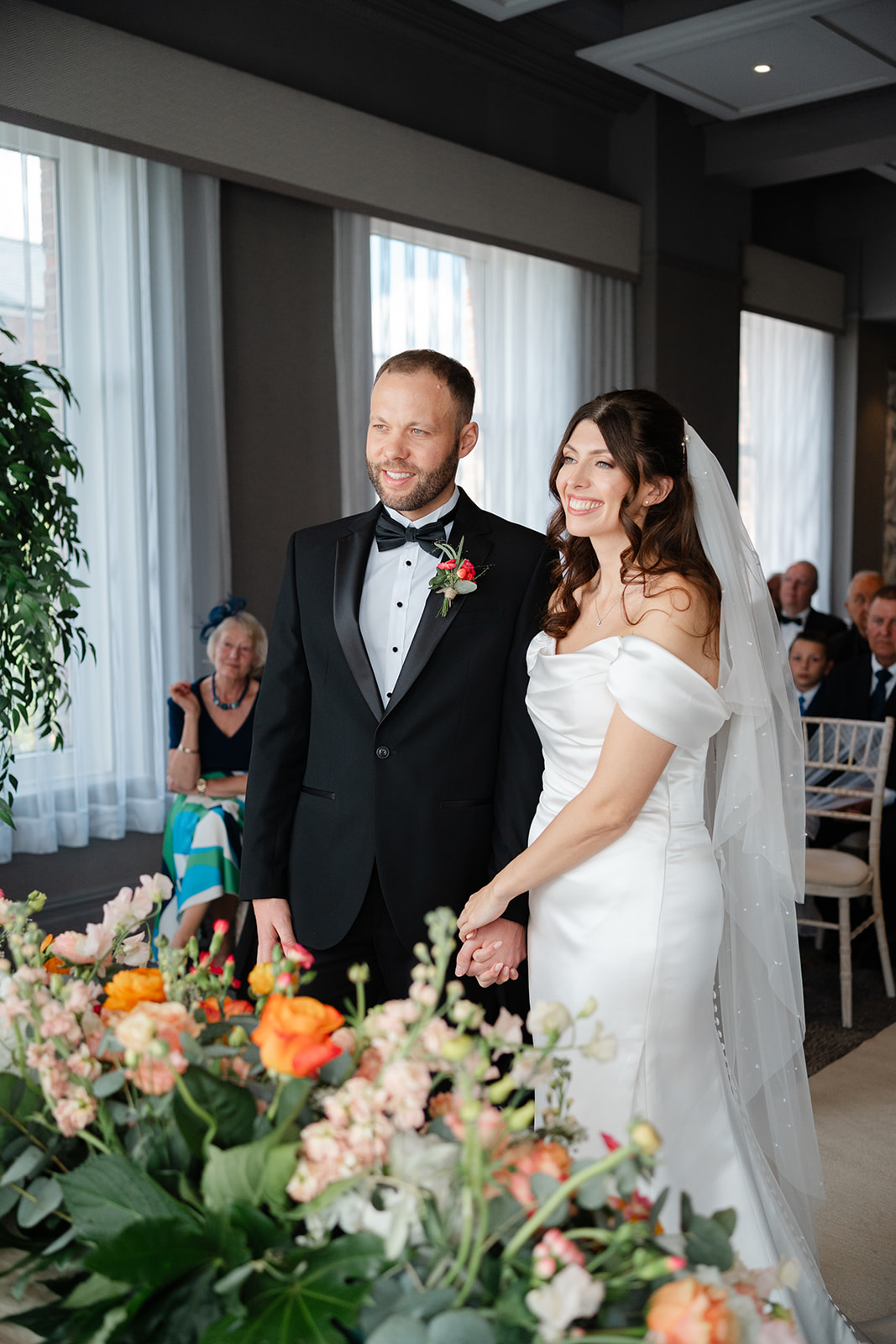 a wedding ceremony at The Clifton Arms